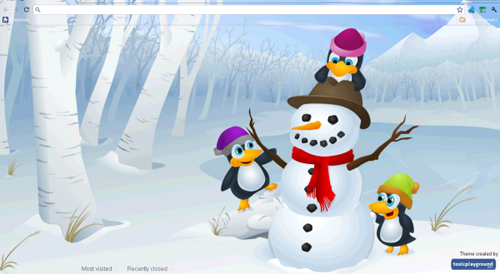 Christmas Google Chrome Theme